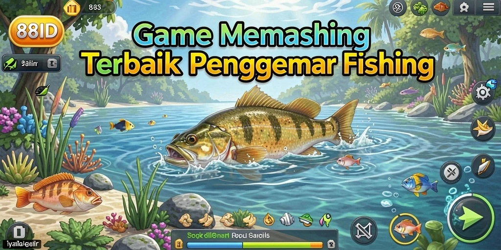 Gameplay memancing yang menarik dan tantangan menangkap ikan.