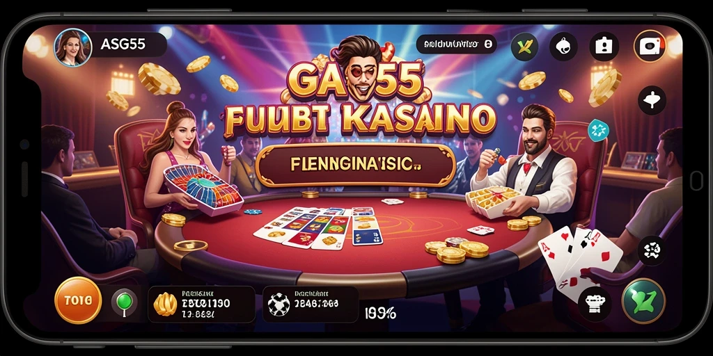 Tampilan gameplay ASG55 yang menakjubkan dan mengasyikkan.