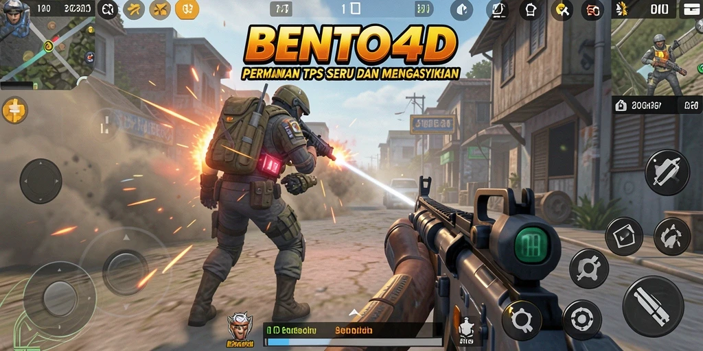 Tampilan gameplay seru dan mendebarkan di BENTO4D.