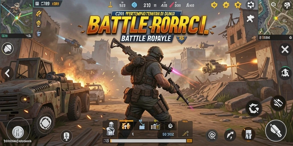 Tampilkan gameplay seru C789 saat pertempuran berlangsung.
