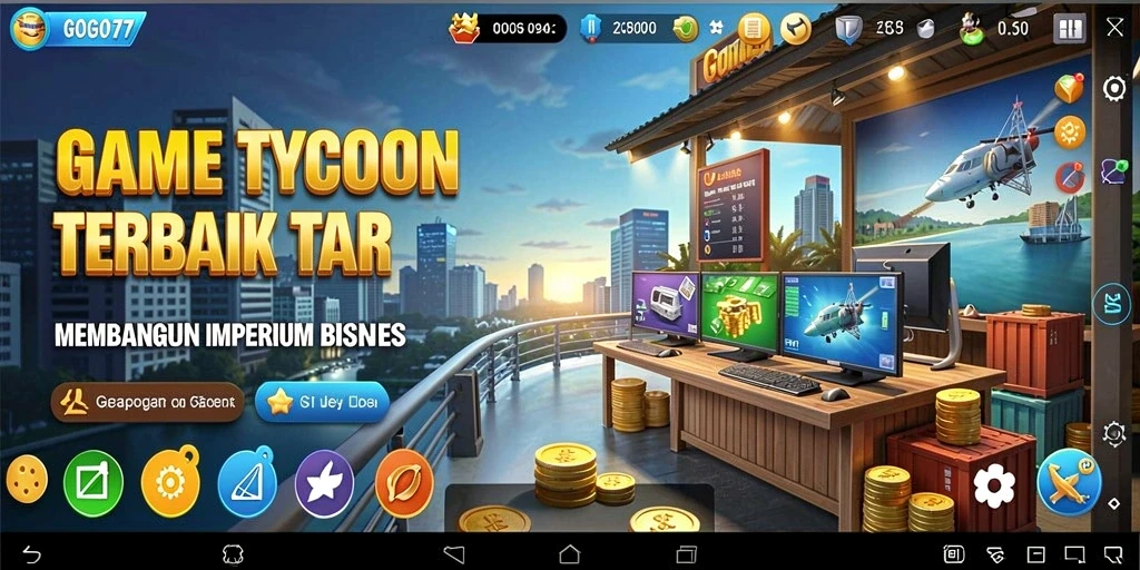 Screenshot GOGO77 menunjukkan dinamika gameplay Tycoon yang mengasyikkan.
