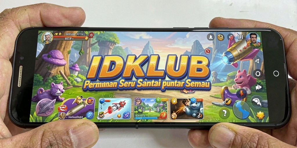 Screenshot gameplay menampilkan momen seru dalam IDKLUB.