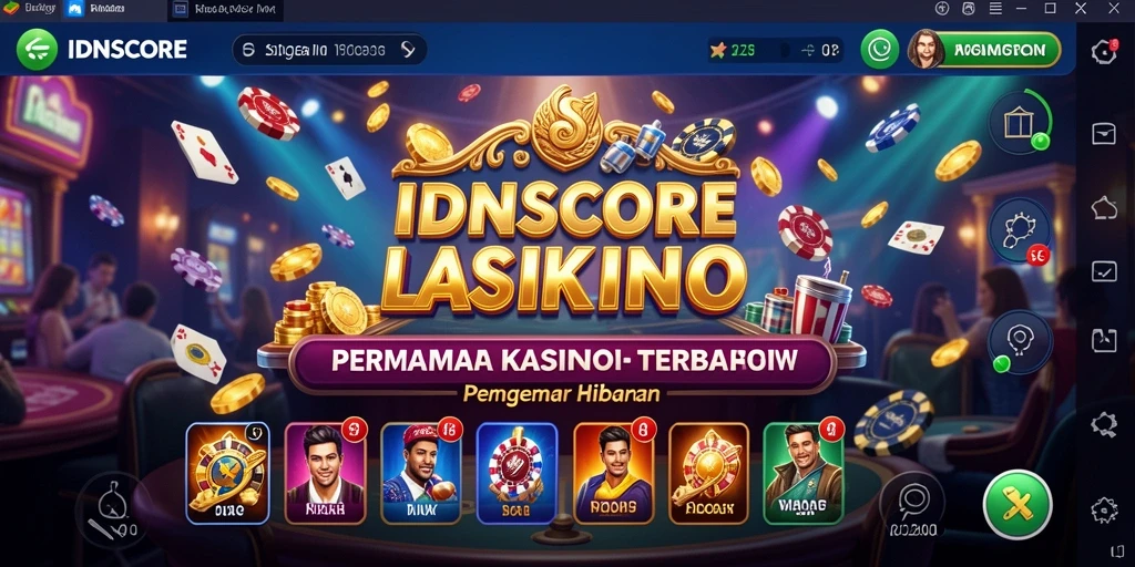 Tampilan menarik dari gameplay Kasino di IDNSCORE yang memikat.