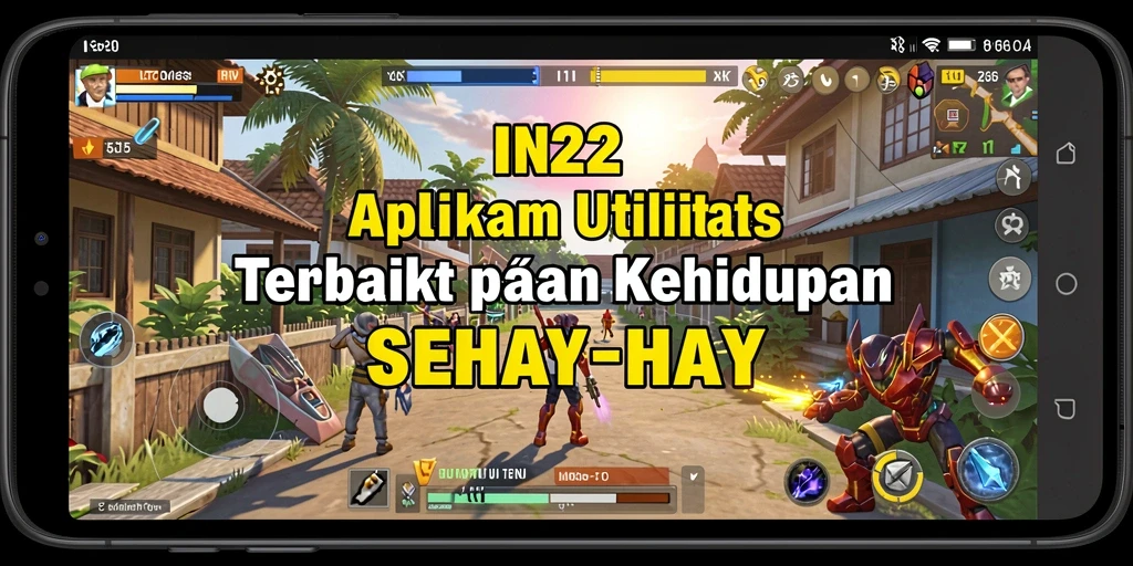 Tampilan antarmuka aplikasi IN22 yang bersih dan mudah digunakan.