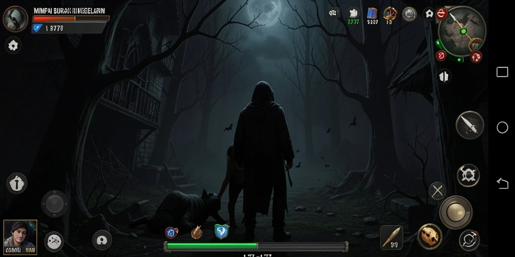 Screenshot menampilkan momen mencekam dalam gameplay game Horror.