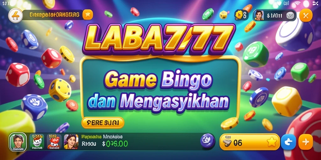 Tampilan menarik gameplay LABA777 dengan suasana Bingo yang menghibur.