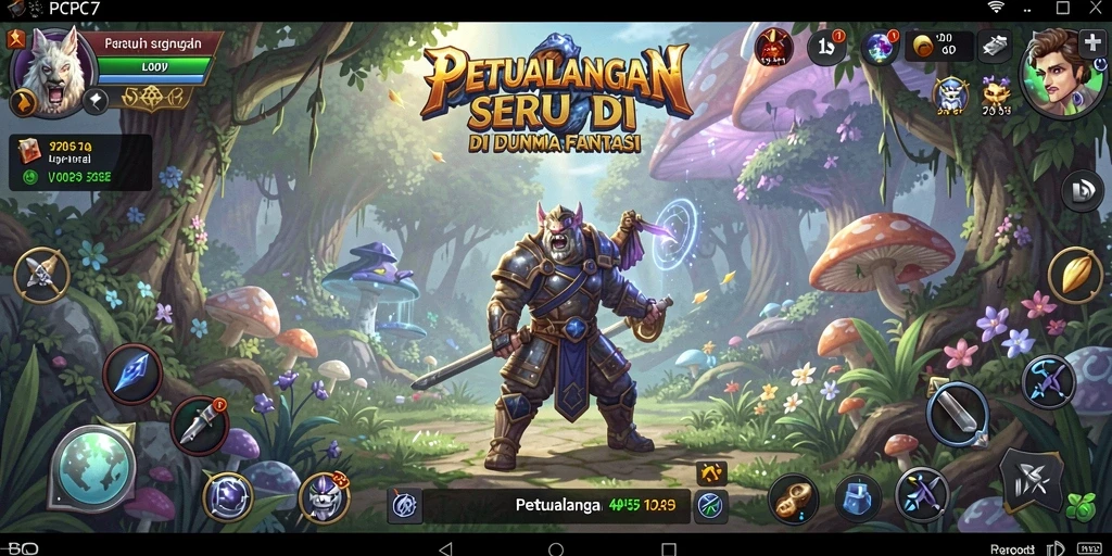 Gameplay seru di dunia petualangan penuh tantangan.