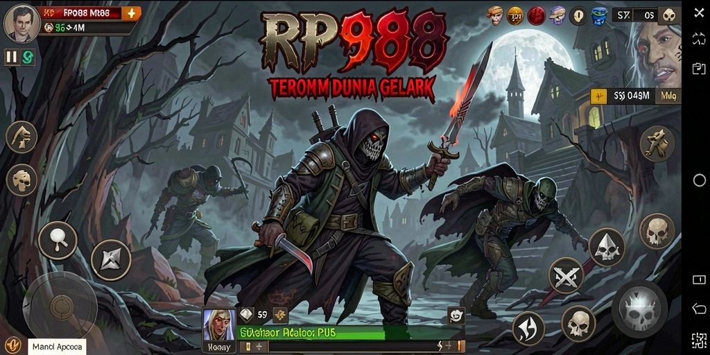 Gameplay menegangkan di dunia horor RP888.