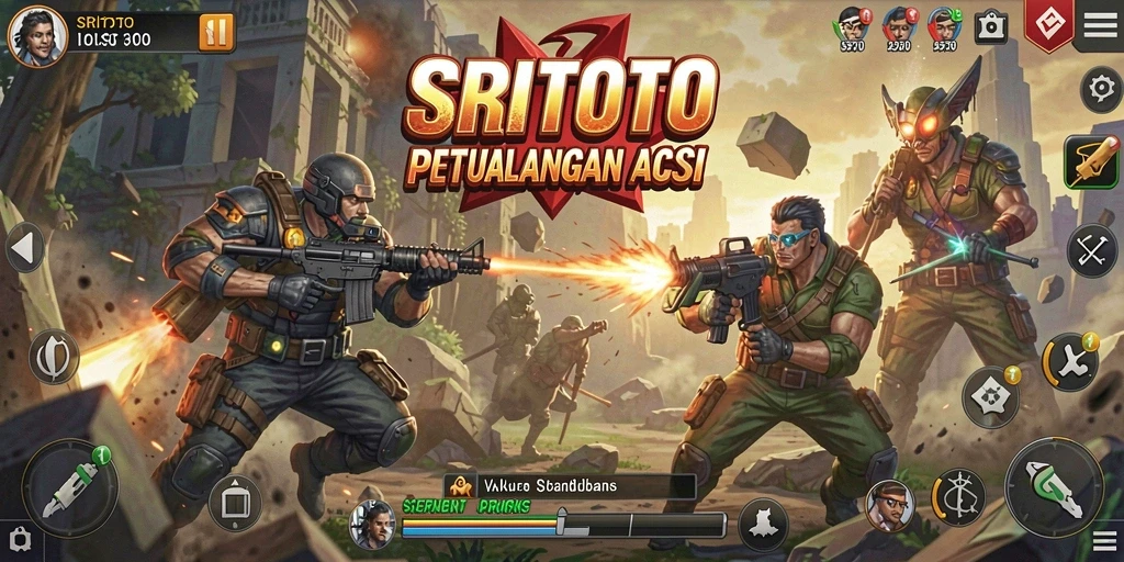 Tampilan gameplay SRITOTO dengan aksi mendebarkan yang memikat.